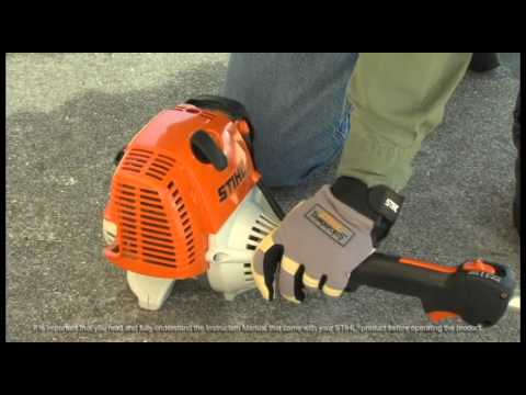 STIHL FC 90- How to Start