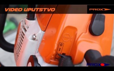 Pravilan start/pokretanje/paljenje motorne pile STIHL — HOW TO START CHAINSAW —