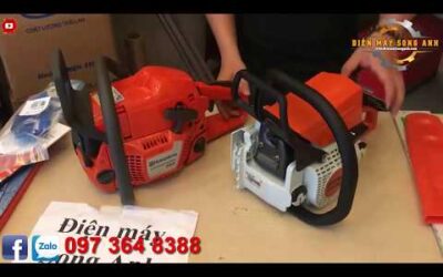 So sánh máy cưa xích Stihl 250 và Husqvarna 353 Thụy điển