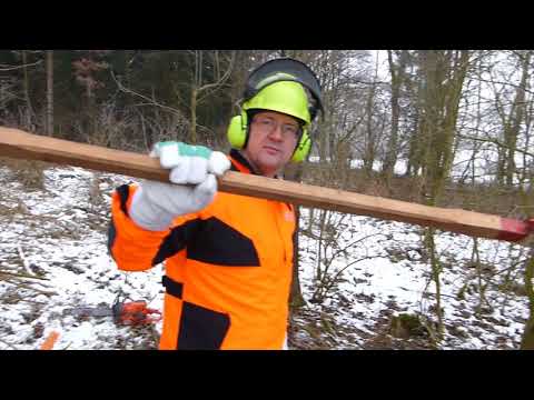 Husqvarna Motorsägen 135, 543 XPG, 550 XP, 562 XP und Stihl MS 261 sowie MS 362 C-M im Einsatz