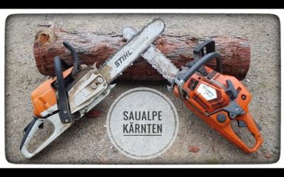 Husqvarna 550 Mark II X-Cut vs. Stihl 261C