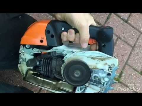Drilling STIHL Ms 201t Exhaust