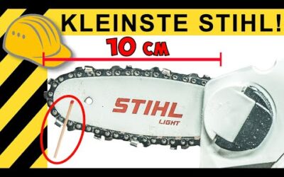 Blog 3 KLEINSTE STIHL KETTENSÄGE DER WELT! GTA 26 TEST | WERKZEUG NEWS #51