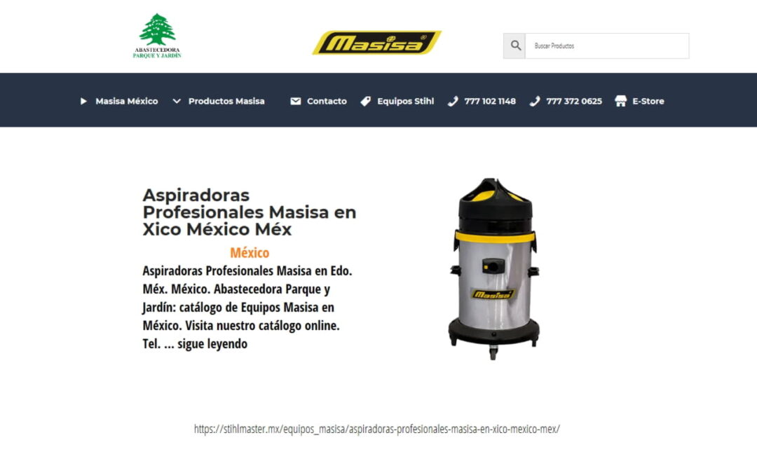 Aspiradoras Profesionales Masisa en Xico México Méx