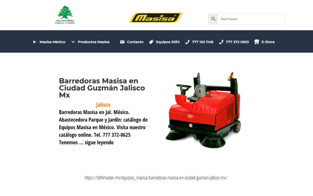 Barredoras Masisa en Ciudad Guzmán Jalisco Mx