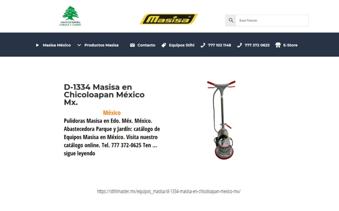 D-1334 Masisa en Chicoloapan México Mx.