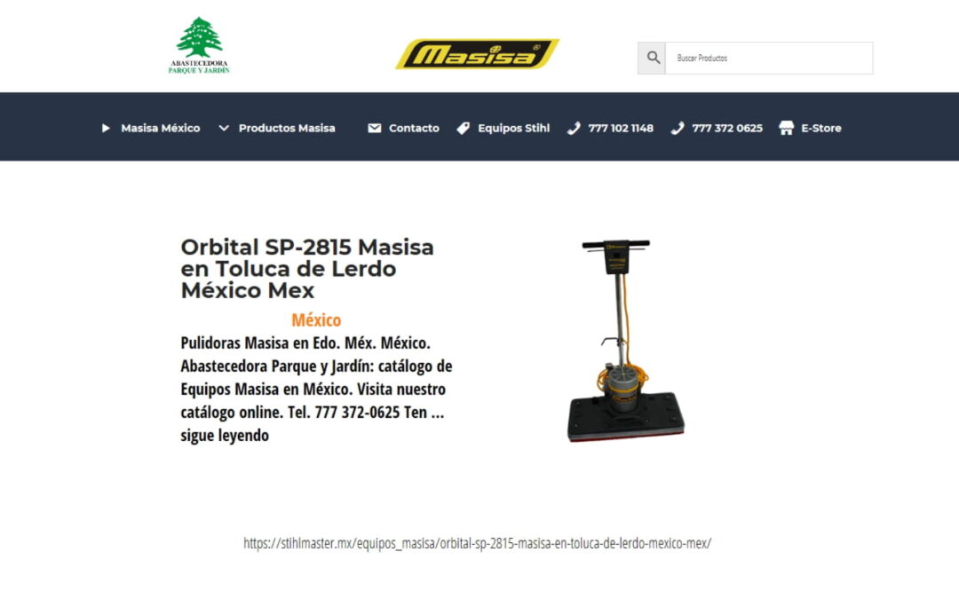 Orbital SP-2815 Masisa en Toluca de Lerdo México Mex