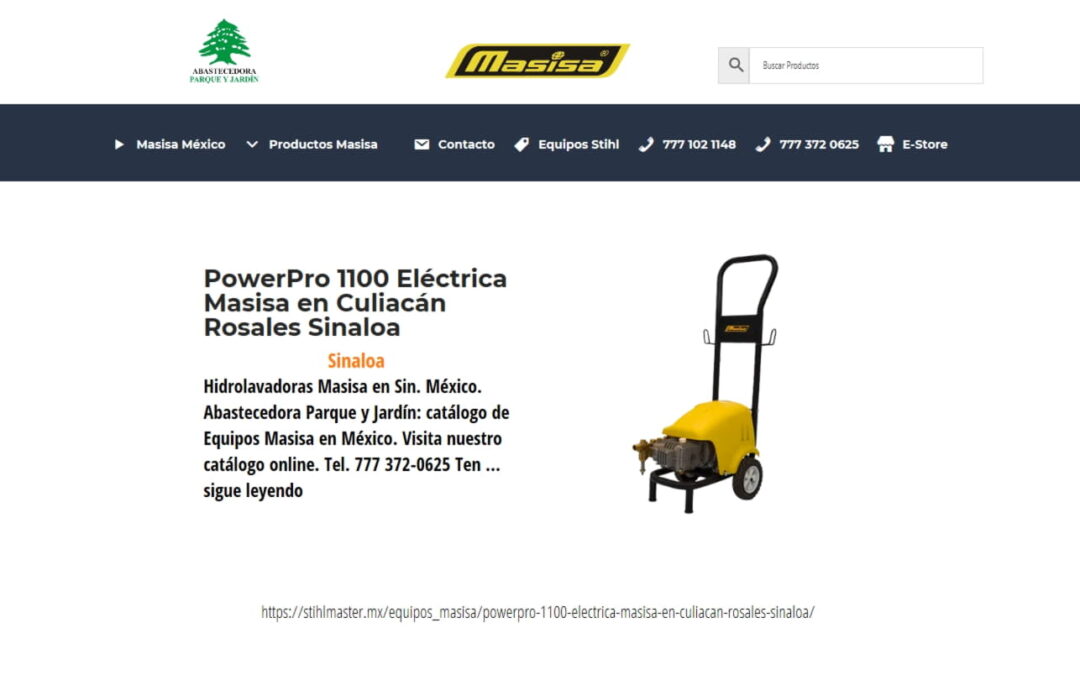 PowerPro 1100 Eléctrica Masisa en Culiacán Rosales Sinaloa