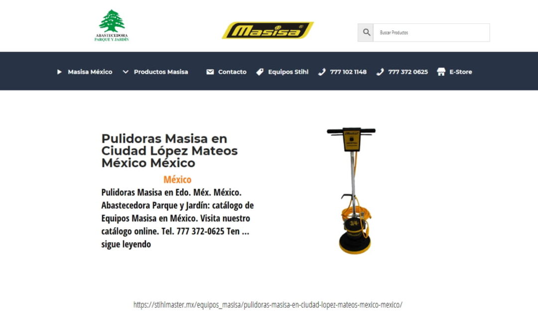Pulidoras Masisa en Ciudad López Mateos México México