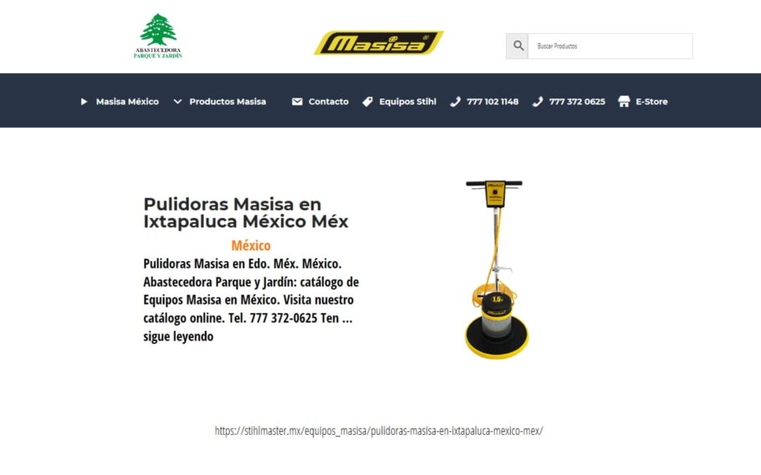 Pulidoras Masisa en Ixtapaluca México Méx