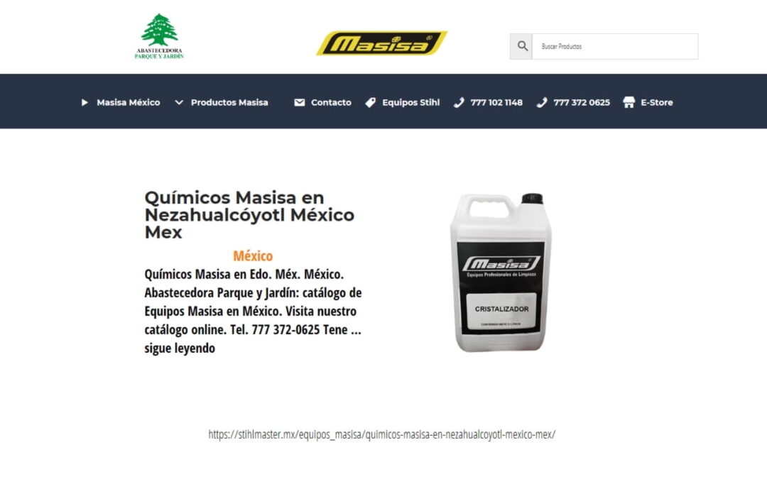 Químicos Masisa en Nezahualcóyotl México Mex