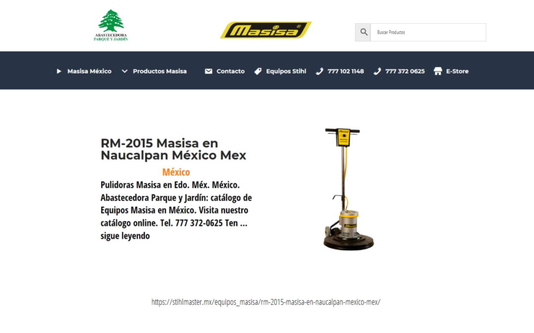 RM-2015 Masisa en Naucalpan México Mex