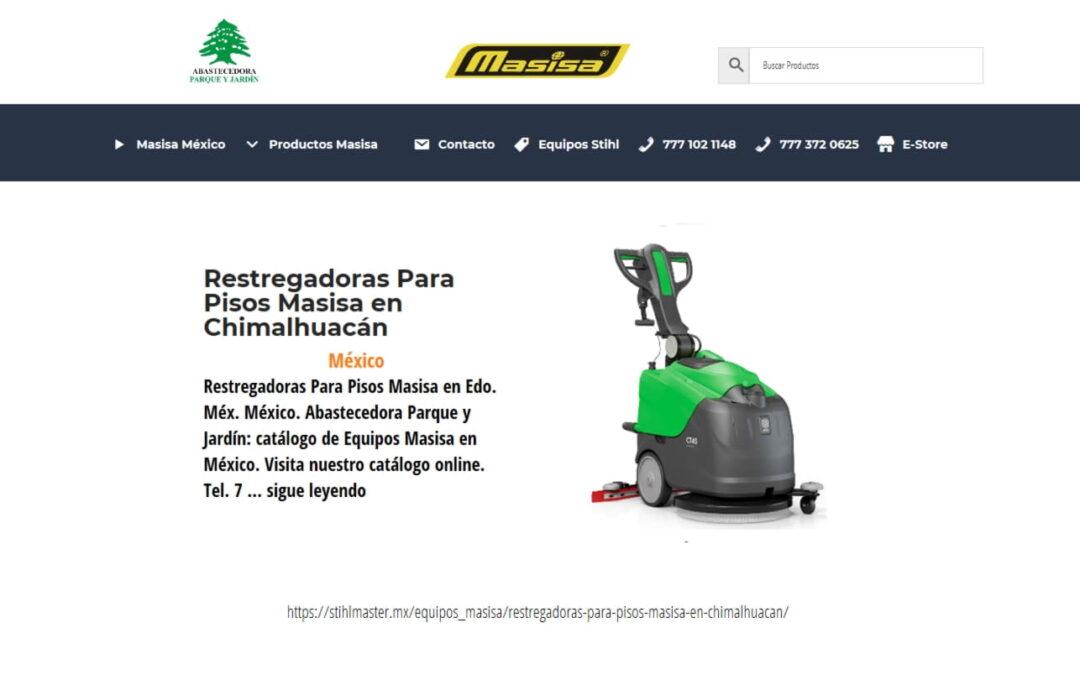 Restregadoras Para Pisos Masisa en Chimalhuacán