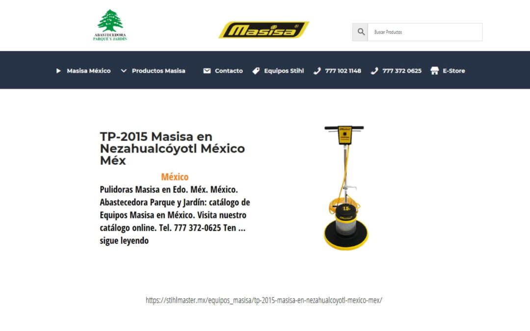 TP-2015 Masisa en Nezahualcóyotl México Méx