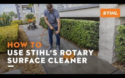 How to Use STIHL Rotary Surface Cleaner