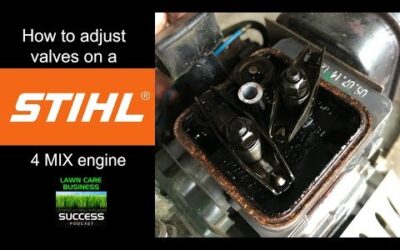 How to adjust valves on a stihl 4mix trimmer or blower