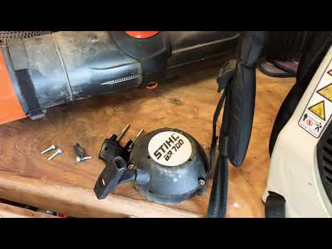 How to replace the choke knob on a Stihl BR700