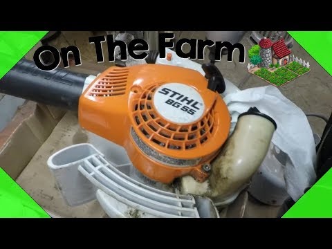 On the Farm Episode 133: REPAIRING MY STIHL bg55 BLOWER