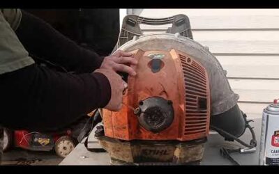 RDMJ. SOPLADOR BR700 STIHL. DIAGNOSTICO DURO PARA PRENDER Y NO TIENE FUERZA
