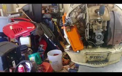 RDMJ.Como cambiar el cable de aceleracion de un BR 600 stihl Soplador.