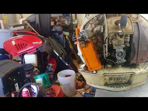 RDMJ.Como cambiar el cable de aceleracion de un BR 600 stihl Soplador.