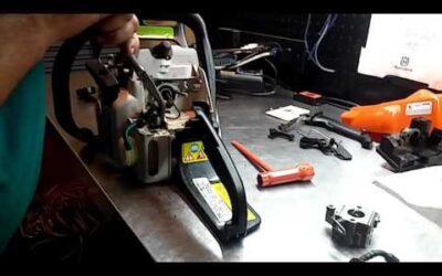 STIHL 017.CAMBIANDO LA MANGUERA DEL COMBUSTIBLE. PARTE #2.