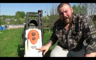 STIHL RE 142 мойка высокого давления Обзор !