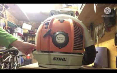STIHL br500 backpack leaf blower review