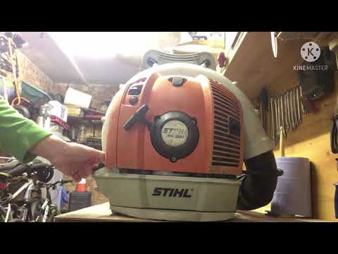 STIHL br500 backpack leaf blower review