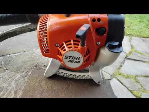 Stihl BG 86 running slow, low power, bogging down.