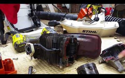 Stihl BR 600 motor piston quick examination