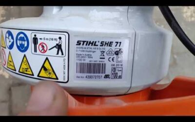 Stihl SHE 71 suction mode.