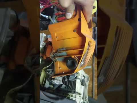 Stihl blower se apaga cuando se calienta